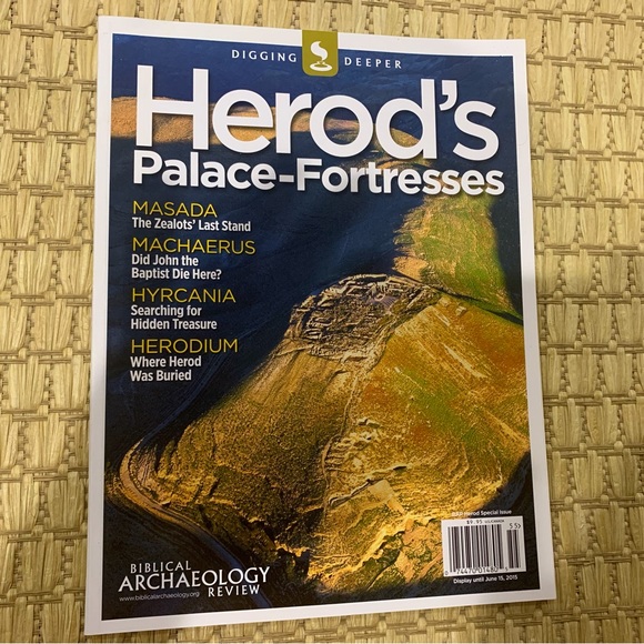 Other - Herod’s Palace-Fortresses special issue magazine 2015 biblical Archaeology